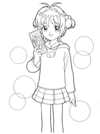 Cardcaptor Sakura Coloring Page